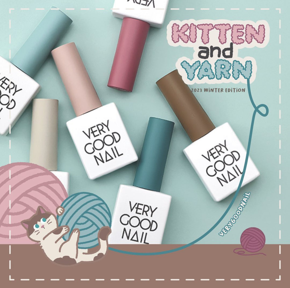 Very Good Nail Kitten And Yarn Collection