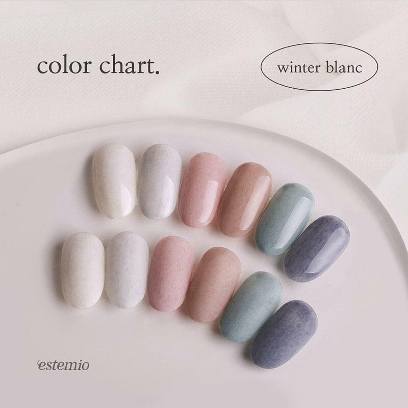 Estemio Winter Blanc Collection 6 gels